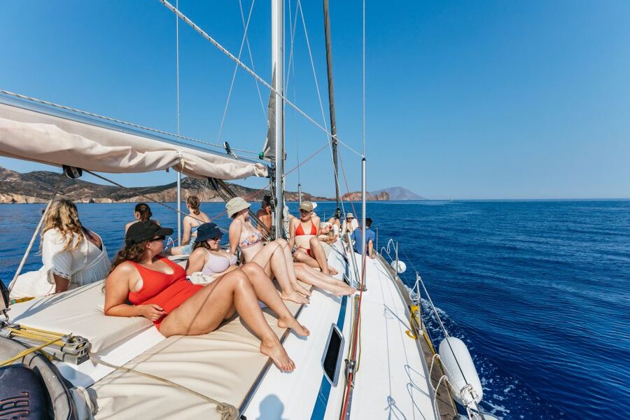 Milos: Kleftiko Cruise with Meal, Drinks and Photos at Sykia - Sykia Cave and the coast’s best photo stops