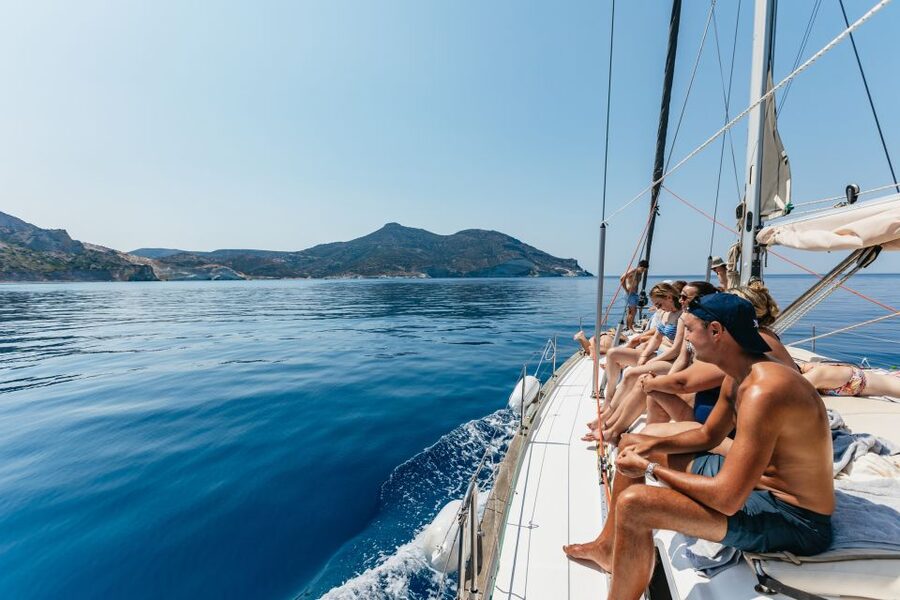 Milos: Kleftiko Cruise with Meal, Drinks and Photos at Sykia - Agios Dimitrios and a slower afternoon swim