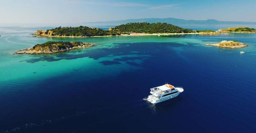 Mount Athos Glassbottom Cruise with Ammouliani Island visit - Ammouliani Island: the best part for many people