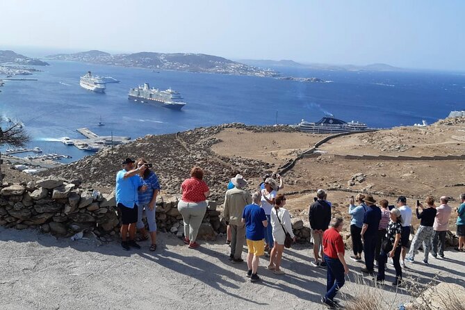Mykonos Shore Excursion with Pickup from Cruise Ship Terminal - Walking into Mykonos Town