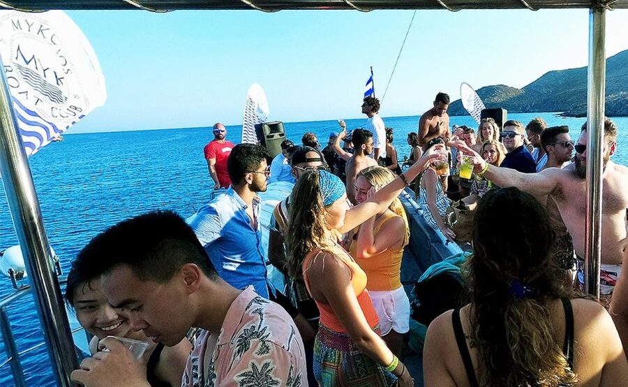 Mykonos: Sunset Boat Party with Open Bar & Live DJ - Is $128 good value?