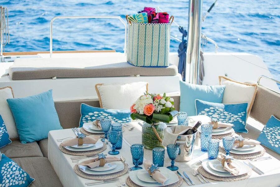 Naxos: Catamaran Cruise with Lunch & Drinks - Greek lunch, coffee, fruit, and local drinks