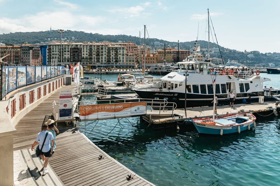 Nice: 1-Hour Sightseeing Cruise to Villefranche Bay - Villefranche-sur-Mer, seen from its deep natural harbor