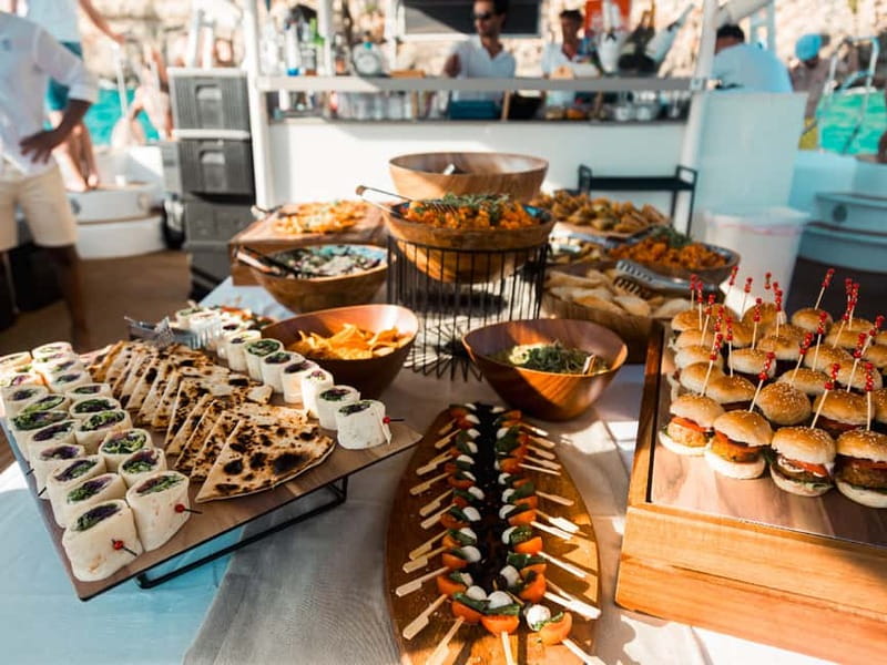 Palma de Mallorca: Half-Day Catamaran Tour with Buffet Meal - Regular tickets, VIP seating, and the front nets