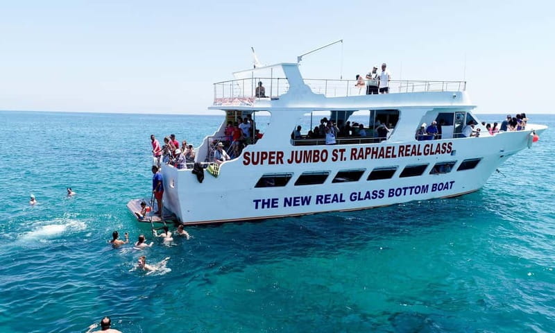 Paphos: Glass Bottom Boat Trip with Swimming or Snorkeling - Quick points before you book