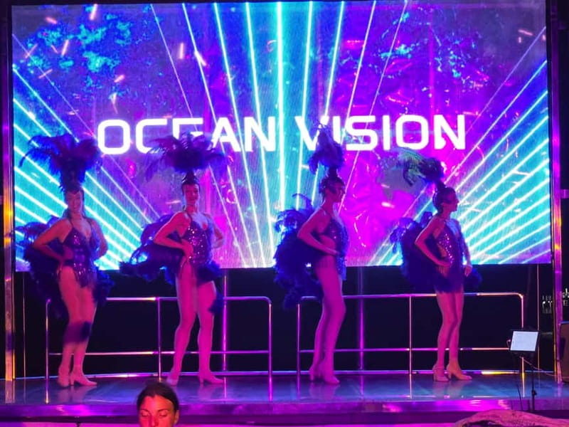 Paphos: Ocean Vision All-Inclusive Night Cruise, Dance, Show - The live show: singers, dancers, comedy, and changing pace
