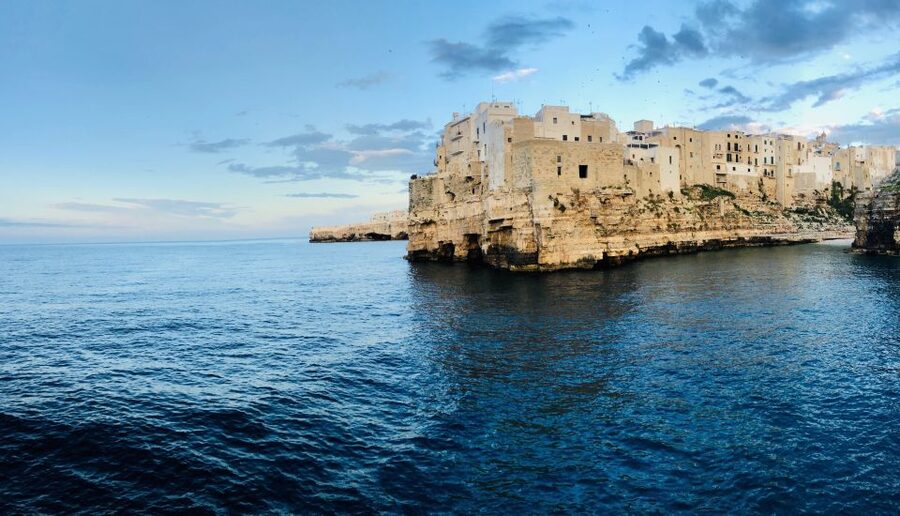 Polignano a Mare: Boat Trip, Swim & Cave with Aperitif - Leaving the harbor and seeing Polignano’s famous sights