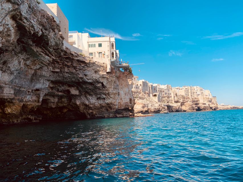 Polignano a Mare: Cave Boat Tour with Aperitif - Lama Monachile Beach from offshore