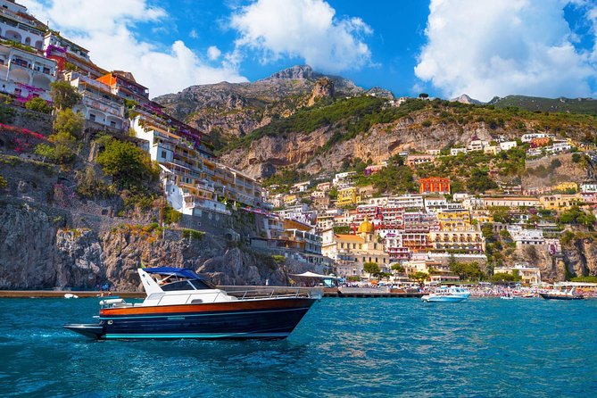 Positano & Amalfi Boat Tour from Naples with Light Lunch - Bagni della Regina Giovanna and the Sorrento coast