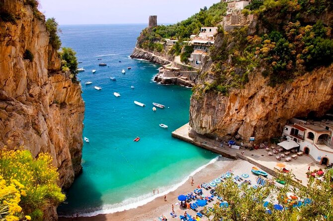 Positano & Amalfi Boat Tour from Sorrento: Swim & Light Lunch - Two hours in Amalfi