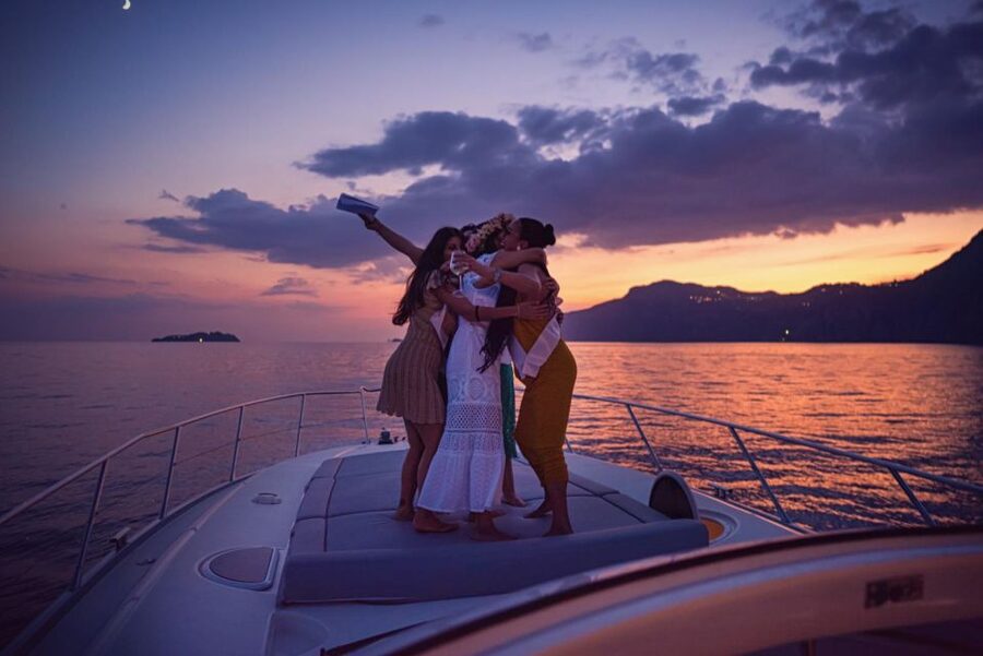 Positano: Shared Sunset Cruise - Praiano and the coast toward Furore