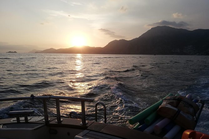 Private Sunset Cruise with Prosecco Onboard - The Praiano view and the quieter coast