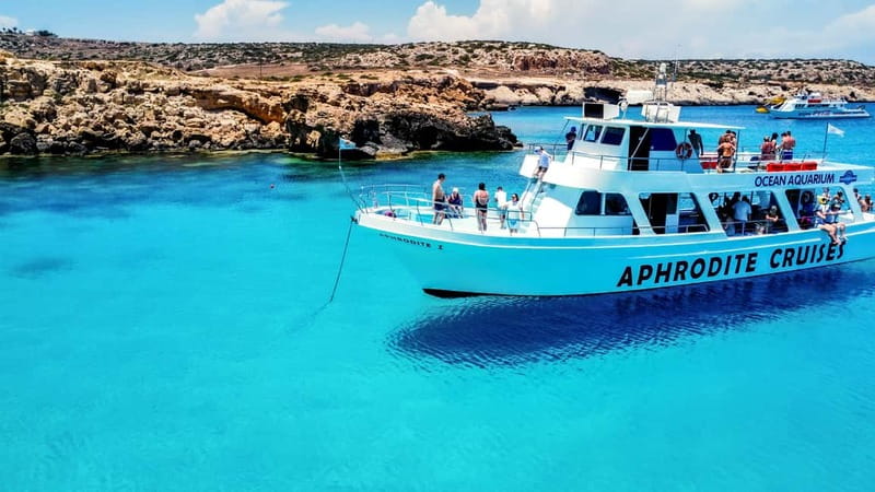 Protaras: Turtle Cove & Blue Lagoon Cruise - The Blue Lagoon stop: 30 minutes in clear water