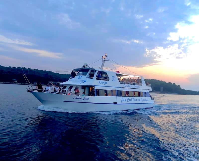 Pula: All-Inclusive Brijuni Boat Tour w Lunch, Drinks & Swim - Starting beneath Pula’s Roman amphitheater