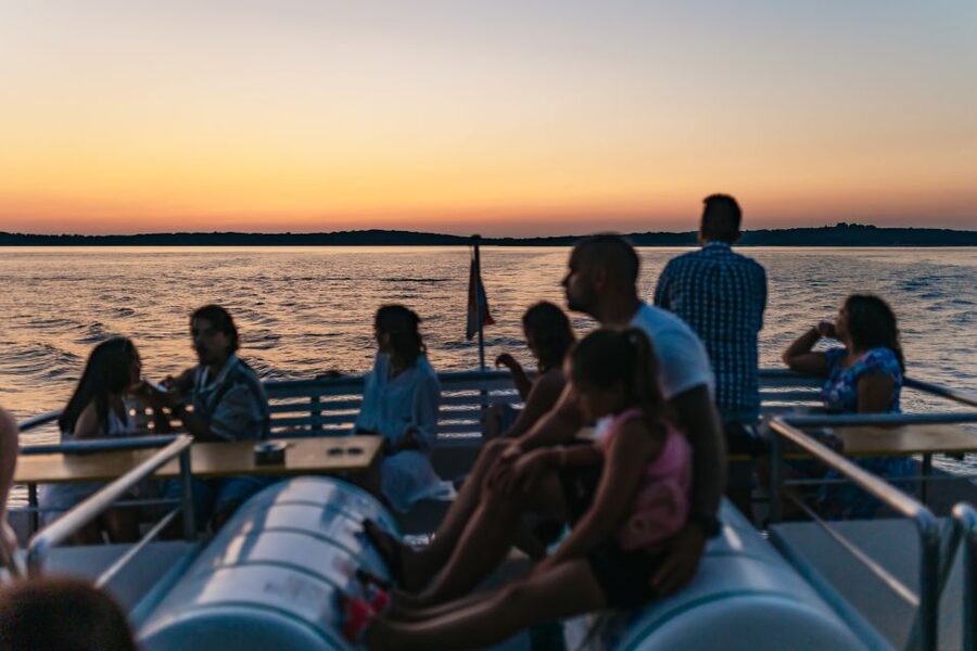 Pula: Dolphin&Sunset Cruise in Brijuni with Dinner&Drinks - Dinner, wine, and the onboard bar