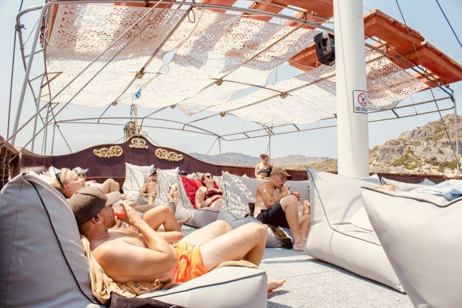 Rhodes: All Inclusive Day Cruise with BBQ & Unlimited Drinks - Kallithea Springs: the first long swim