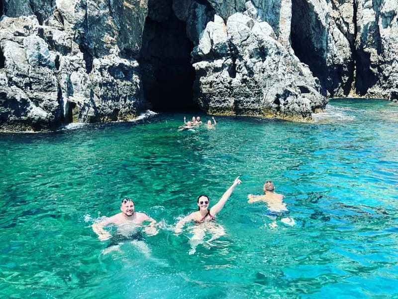 Rhodes: Anthony Quinn Bay & Sea Caves Snorkeling Cruise - Ladiko, the quieter side of the bay