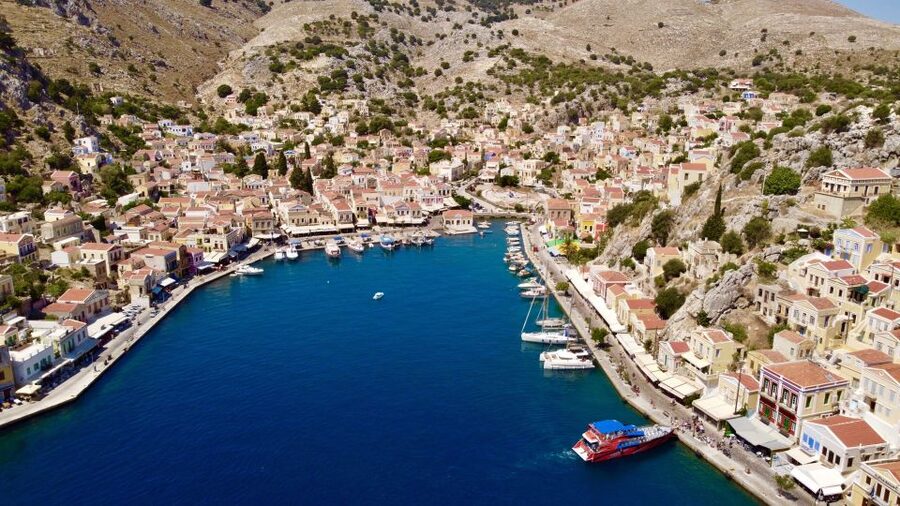 Rhodes: High-Speed Boat to Symi Island & Saint George's Bay - What to eat in Symi