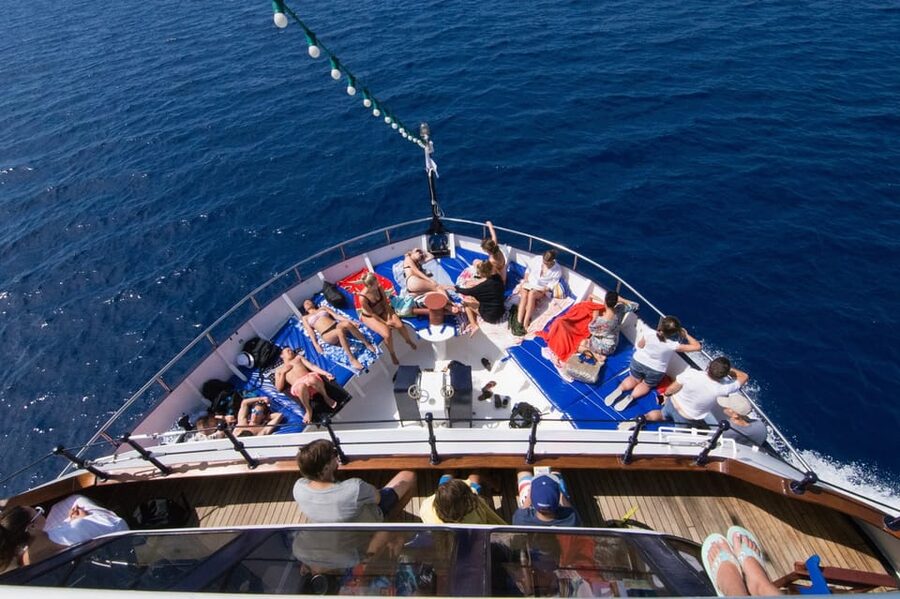 Rhodes: Lindos Cruise with 2 Swim Stops - The cruise south along Rhodes’ east coast