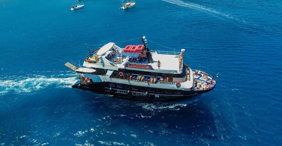 Rhodes: Lindos Cruise with 2 Swim Stops - Who will enjoy this day most?