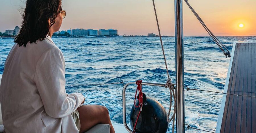 Rhodes: Sunset Catamaran Cruise with Dinner Buffet & Drinks - Should you book the Rhodes sunset cruise?
