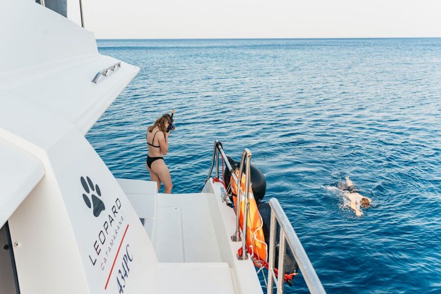 Rhodes: Sunset Catamaran Cruise with Dinner Buffet & Drinks - Music, crew, and the feel of the evening