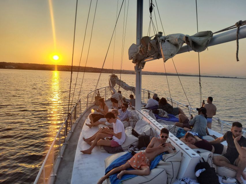 Rhodes: Sunset Cruise with Open Bar, Dinner, & Live Music - Greek dinner with choices beyond standard buffet food