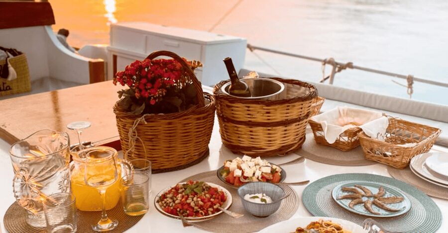 Rhodes: Sunset Cruise with Open Bar, Dinner, & Live Music - Practical advice for a smoother evening