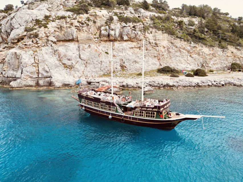 Rhodes: Sunset Cruise with Unlimited Aperol, Beer, and Wine - The Kallithea Springs swim stop