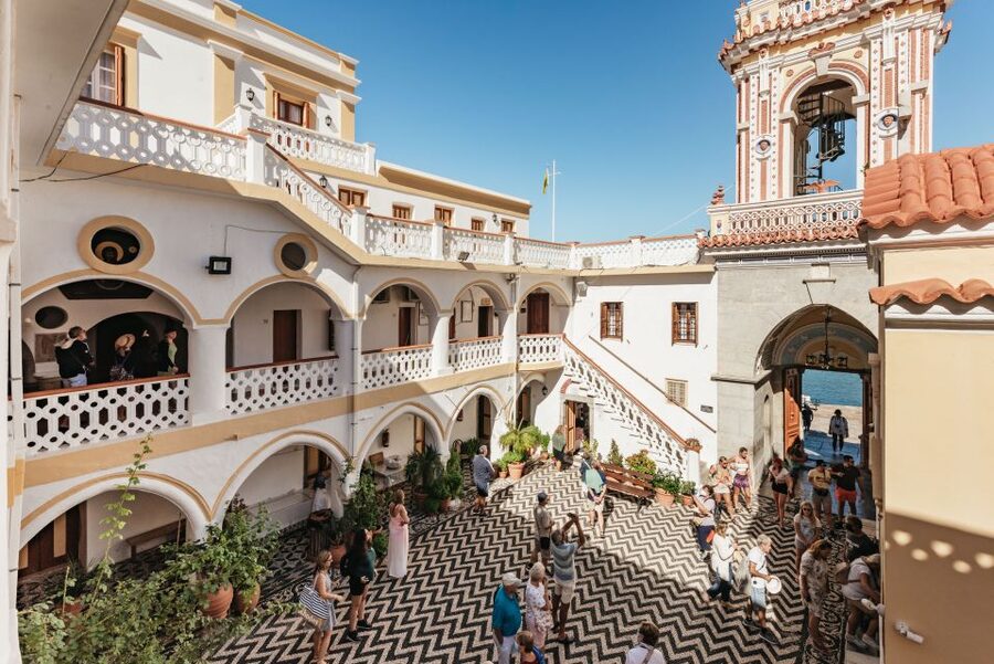 Rhodes: Symi Island & Panormitis Monastery Day Trip by Boat - The west coast cruise and possible Nymporio swim