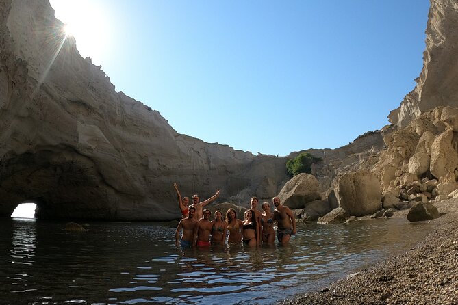 Round of Milos and Poliegos Sailing boat snorkelling cruise - Kalogries: a quiet first swim