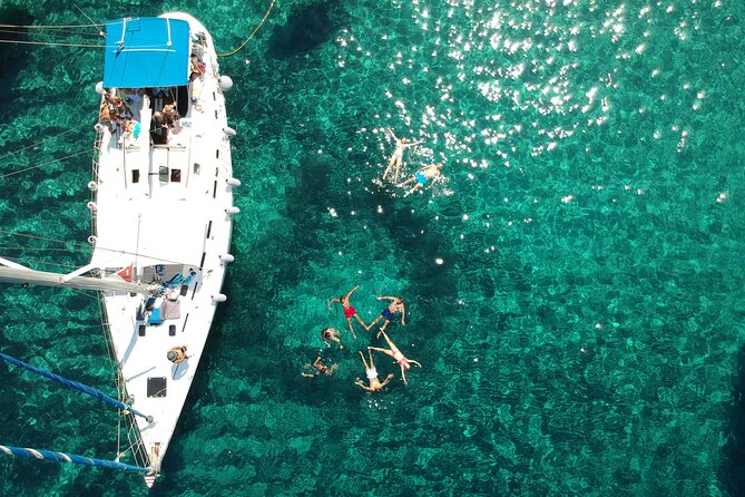 Round of Milos and Poliegos Sailing boat snorkelling cruise - Cape Vani and the old manganese mine