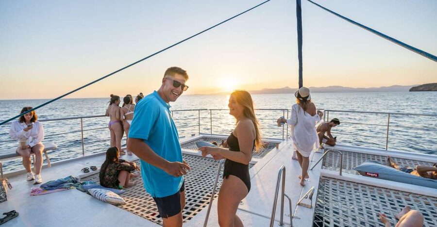 S'Arenal: Sunset Catamaran Cruise with BBQ - Key points at a glance