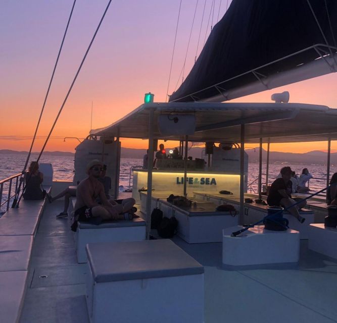 S'Arenal: Sunset Catamaran Cruise with BBQ - Waiting for the sunset instead of watching the clock