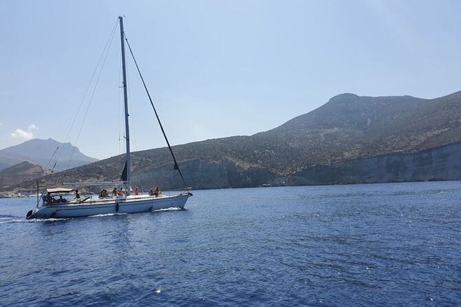 Sailing Boat Small Group Kleftiko and Sikia Cave West of Milos - What the food and drinks add to the price
