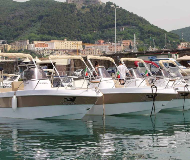 Salerno: Amalfi Coast Boat Rental (License not Required) - The boat and what its equipment means