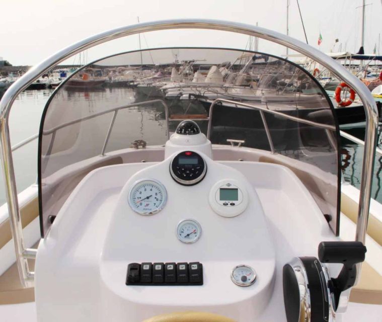Salerno: Amalfi Coast Boat Rental (License not Required) - Fuel, skipper, and the real cost