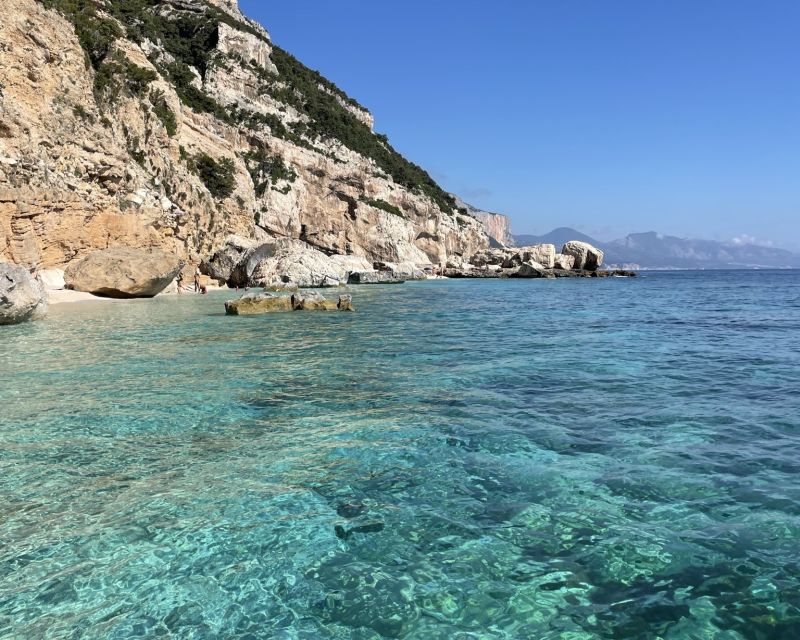 Santa Maria Navarrese: Grotta del Fico and Beaches Boat Trip - Cala Mariolu: the first big swim