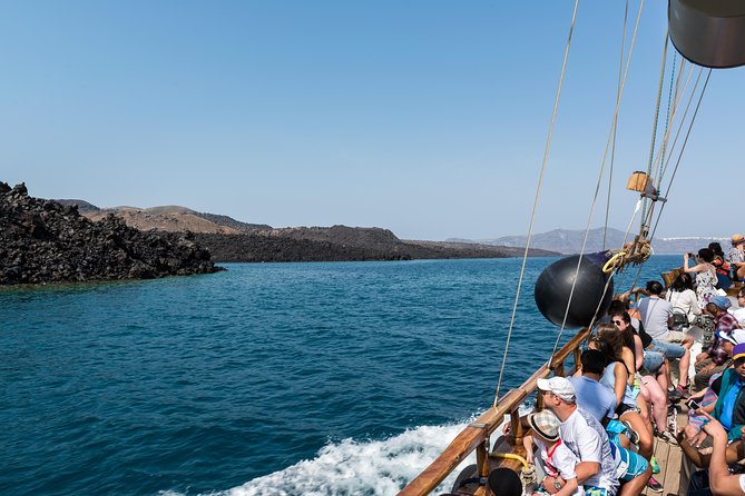 Santorini Caldera Cruise Tour (Volcano, Hot Springs, Thirassia) - Palea Kameni: warm water, not a hot bath
