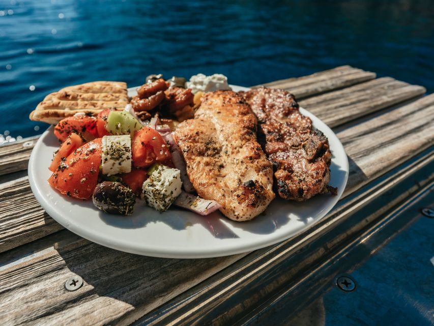 Santorini: Catamaran Caldera Cruise with Meal and Drinks - The Red Beach and White Beach stops
