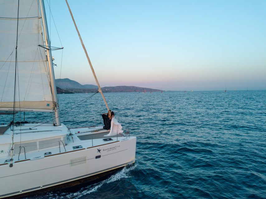 Santorini Catamaran Cruise with Swimming, Meal and Open Bar - Why this cruise makes sense in Santorini