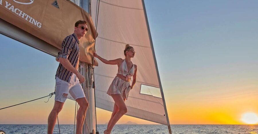 Santorini Gold Catamaran Cruise with Snorkel, BBQ & Open Bar - Key points to know before booking