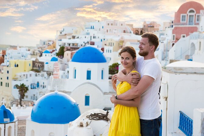 Santorini Private Driver: Explore Santorini - Port & Hotel Pickup - Black sand, blue domes, and the Three Bells