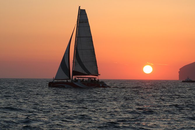 Santorini Sailing Dream Catcher with BBQ Lunch and Drinks - Price, group size, and what you really receive