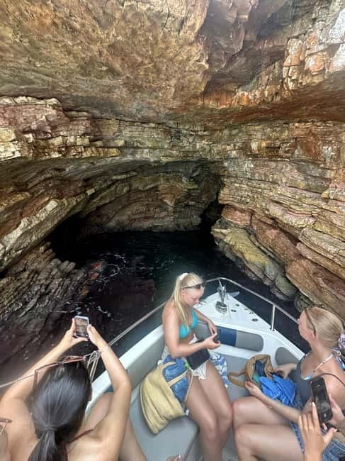 Sarandë: Ionian Coast Hidden Beaches and Caves Boat Tour - Why this six-hour trip is different from a beach day in Sarandë