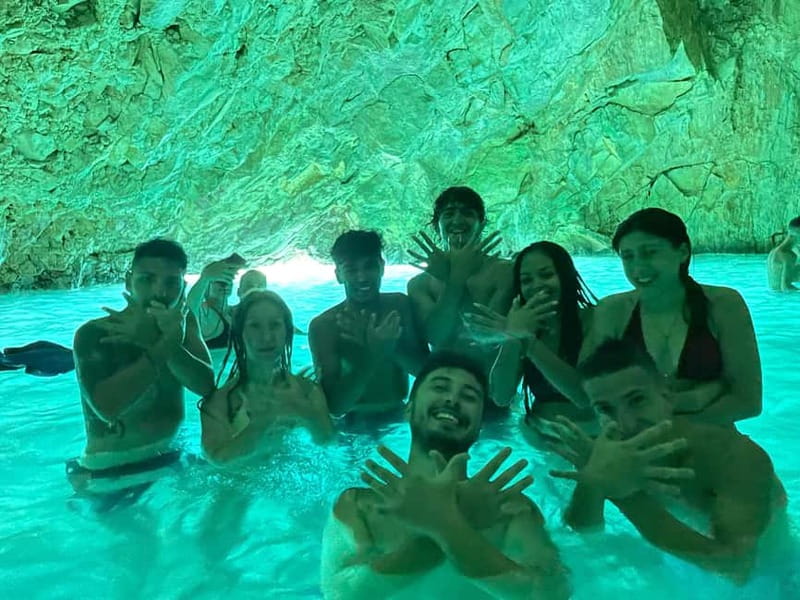 Secret Blue Cave & Grama Bay - Speed Boat Tour - Dafina Bay brings the first real swim