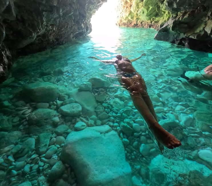 Secret Blue Cave & Grama Bay - Speed Boat Tour - Two to three hours at Grama Bay