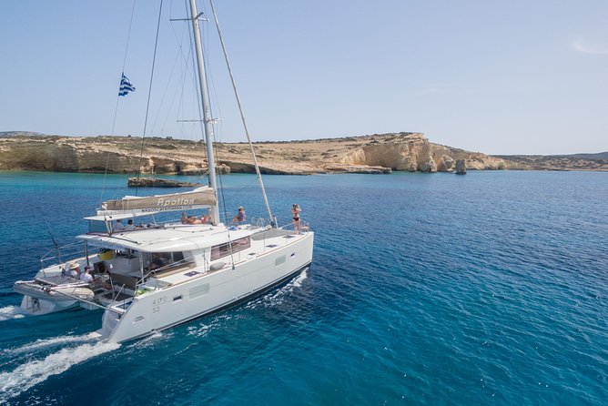 Shared Catamaran All inclusive-Day Cruise to Naxos or Paros - What the seven-hour route really includes