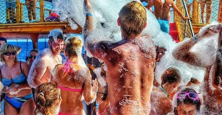 Side: Dolphin Island Boat Tour w/ Lunch & Foam Party - Hotel pickup from Side and the ride to the boat