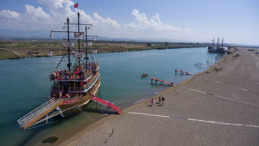 Side: Dolphin Island Boat Trip with Lunch & Unlimited Drinks - Foam party, music, and family entertainment